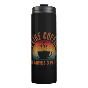 GARRAFA TÉRMICA EU GOSTO DE CAFÉ E TALVEZ 3 PESSOAS