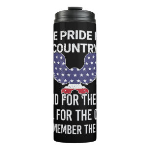 Garrafa Térmica Eu me orgulho do meu país, Veteran Patriot America