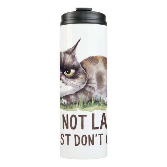 GARRAFA TÉRMICA EU NÃO ESTOU ZANGADO, EU SÓ NÃO ME IMPORTO COM UM  (Frente)