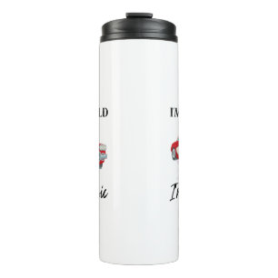 Garrafa Térmica Eu Não Sou Velho, Eu Sou Uma Camiseta Clássica, Ca