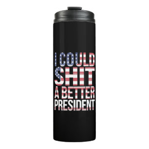 Garrafa Térmica Eu Poderia Camiseta Um Presidente Melhor Anti Trum