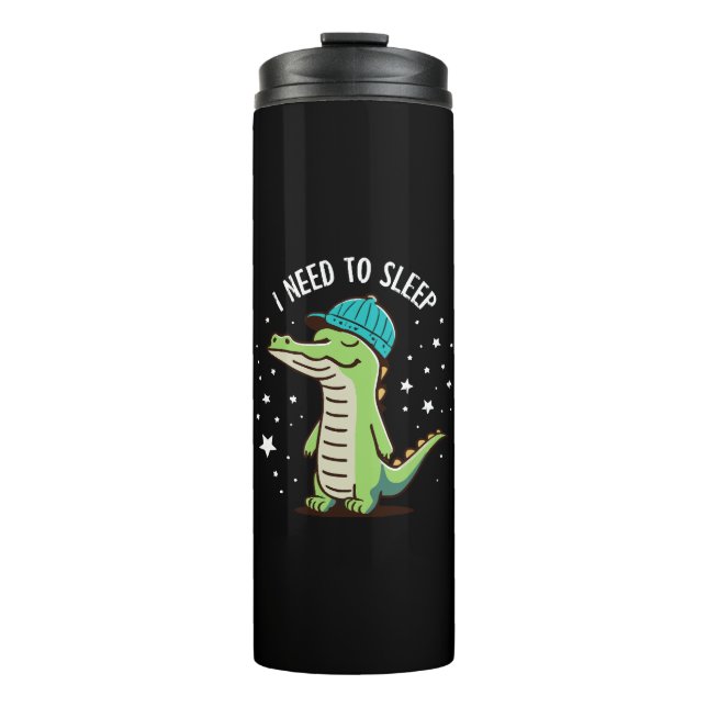 Garrafa Térmica eu preciso dormir (Frente)