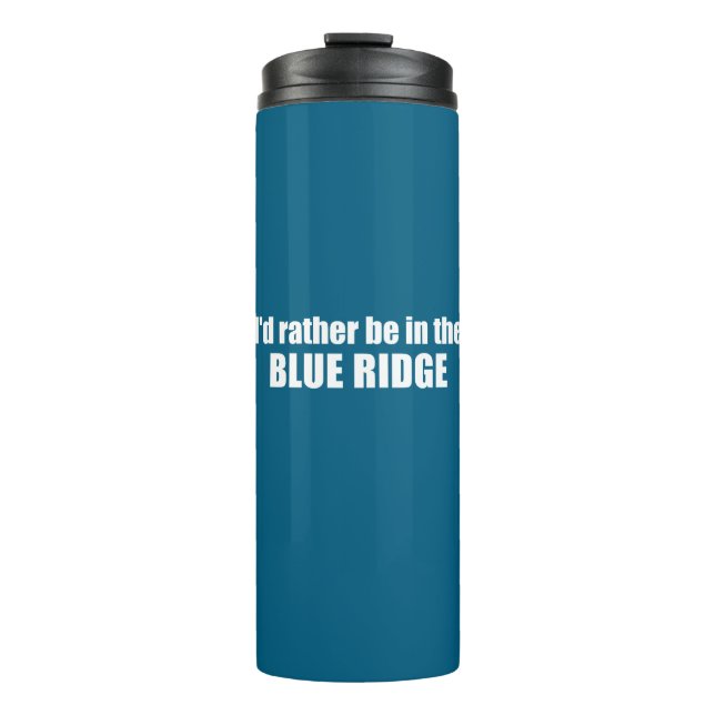 Garrafa Térmica Eu Preferiria Estar Na Blue Ridge (Frente)