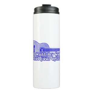 Garrafa Térmica Eu quero o meu violão, não a sua opinião.
