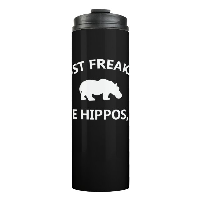 Garrafa Térmica Eu Só Amo Preguiçoso Hippos Gift (Frente)