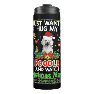 Garrafa Térmica Eu Só Quero Abraçar O Meu Cachorro De Poodle E Ass