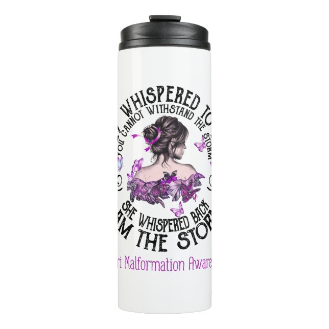 Garrafa Térmica Eu Sou A Consciência Da Malformação Chiari (Frente)