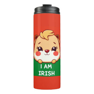 Garrafa Térmica Eu sou animal irlandês fofo