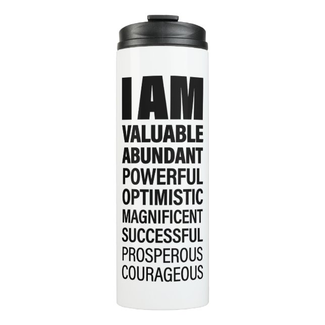 Garrafa Térmica Eu sou Arte Texto Legal Oportunidade Gráfica Citan (Frente)