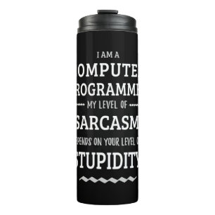 Garrafa Térmica Eu Sou Um Programador De Computador