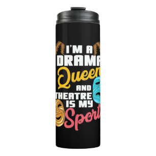 Garrafa Térmica Eu Sou Uma Rainha De Drama