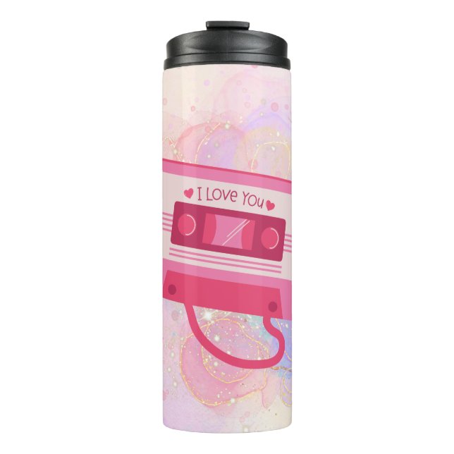 Garrafa Térmica Eu Te Amo, Mixtape (Frente)