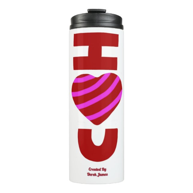 Garrafa Térmica Eu Te Amo Tumbler Térmico (Frente)