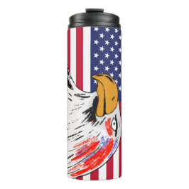 Garrafa Térmica EUA Desenho de uma águia