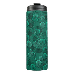 Garrafa Térmica Eucalipto em verde