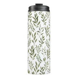 Garrafa Térmica Eucalyptus Greenery deixa padrão