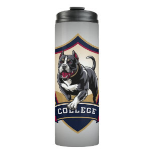 Garrafa Térmica Executando Logotipo da Faculdade PitBull