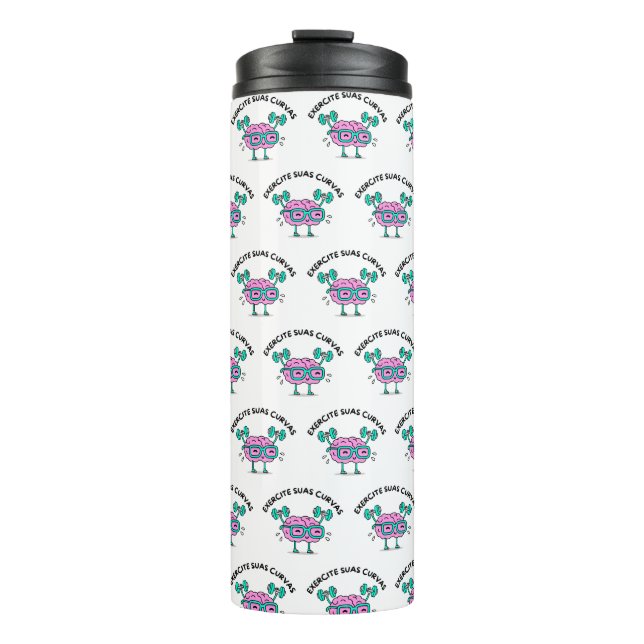 Garrafa Térmica Exercite Suas Curvas (Frente)