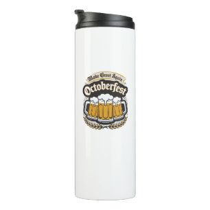 Garrafa Térmica Faça o Greet novamente Octoberfest
