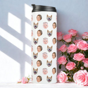Garrafa Térmica Face Personalizada, Foto Personalizada, Presente F