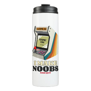 Garrafa Térmica Faço os Noobs pararem