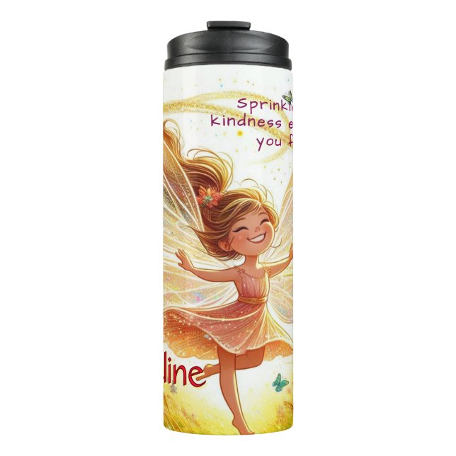 Garrafa Térmica Fairy Garden Kindness Thermal Tumbler (Frente)