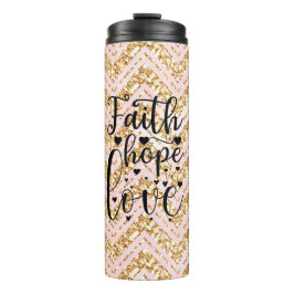 Garrafa Térmica Faith Hope Love