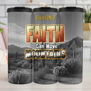 Garrafa Térmica Faith Move Montanhas Paisagem do Deserto