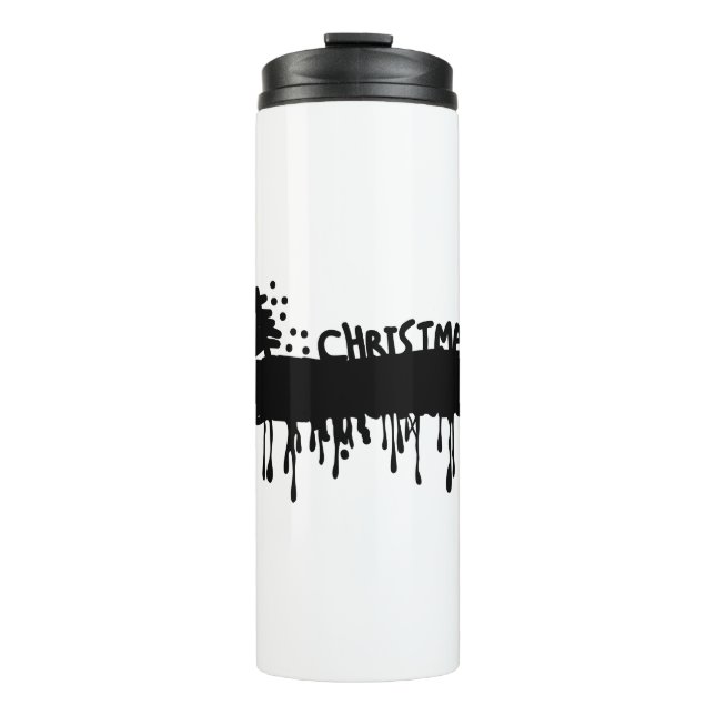 Garrafa Térmica Faixa natalícia (Frente)