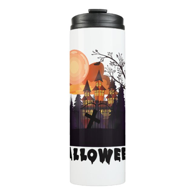 Garrafa Térmica fantasia de Halloween (Frente)