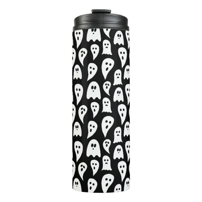Garrafa Térmica Fantasma de Halloween (Frente)