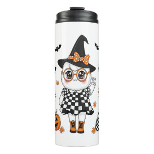 Garrafa Térmica Fantasma do Bom Halloween