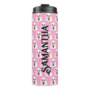 Garrafa Térmica Fantasma Spooky Com Café Forçado