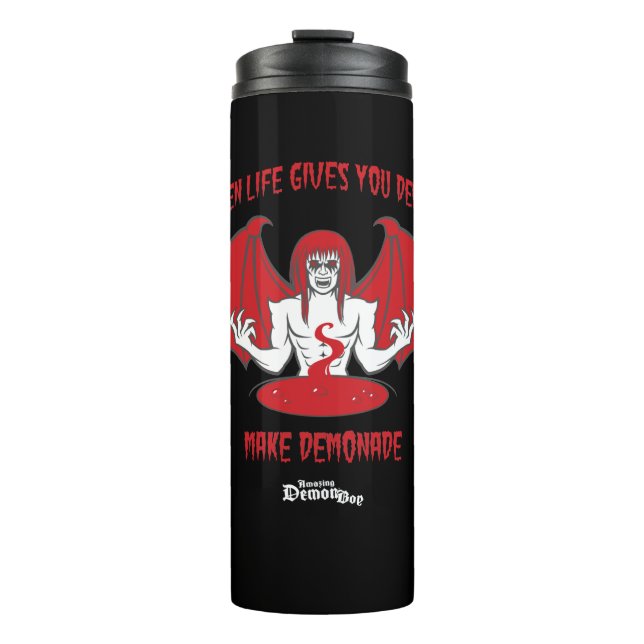 Garrafa Térmica Fantástico Demon Boy Demonade Tumbler Térmico (Frente)
