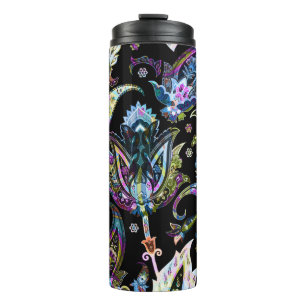 Garrafa Térmica Fantasy Floral Paisley: Ornament Sem Semente