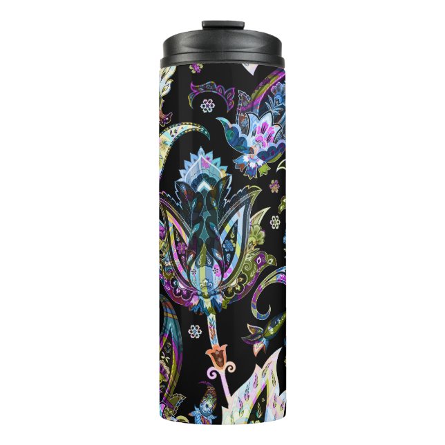 Garrafa Térmica Fantasy Floral Paisley: Ornament Sem Semente (Frente)