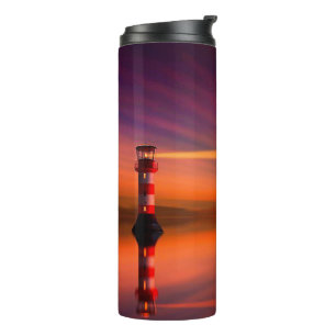 Garrafa Térmica Farol ao pôr do sol