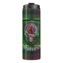 Garrafa Térmica Farquharson Scottish Clan Tartan & Crest