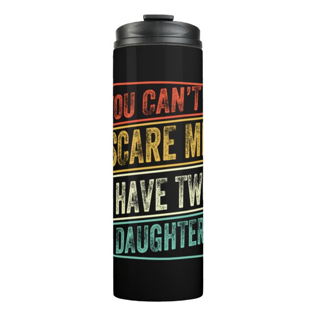 Garrafa Térmica Father's Day I Have Two Daughters (Frente)