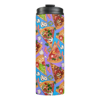 Garrafa Térmica Fatias de pizza engraçadas
