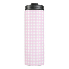 Garrafa Térmica Faye e Lauren Bright Pink Gingham