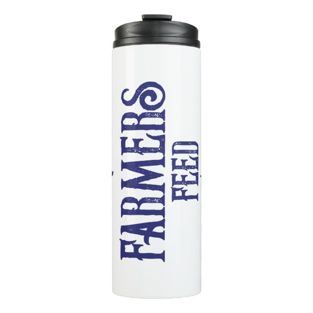 Garrafa Térmica Fazendeiros alimentam a Caneca de viagem da Améric (Frente)