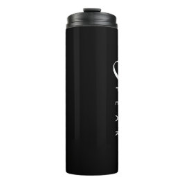 Garrafa Térmica Fé Sobre o Medo Preto