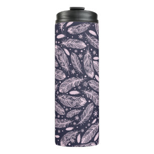 Garrafa Térmica Feathery Fantasy: Criação de Padrões Românticos