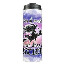 Garrafa Térmica Feiticeira Engraçada das Halloween