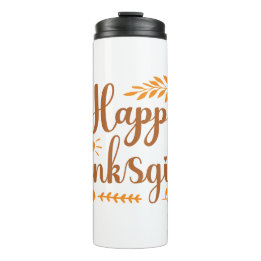 Garrafa Térmica Feliz Ação de Graças