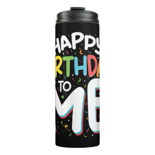 Garrafa Térmica Feliz Aniversário Para Mim Festa de aniversário En