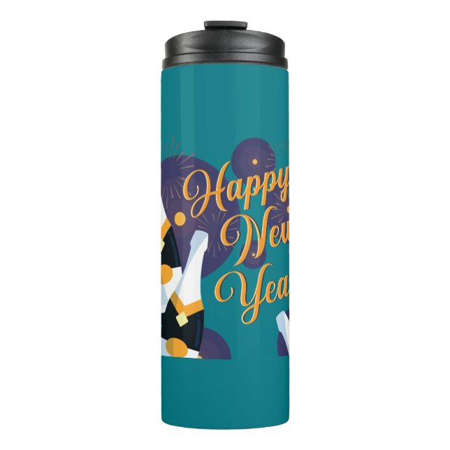 Garrafa Térmica Feliz ano novo (Frente)
