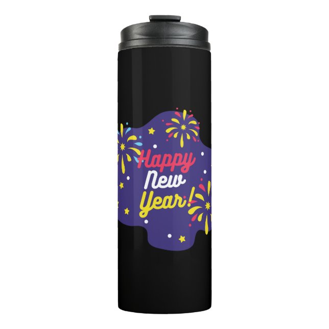 Garrafa Térmica Feliz ano novo (Frente)