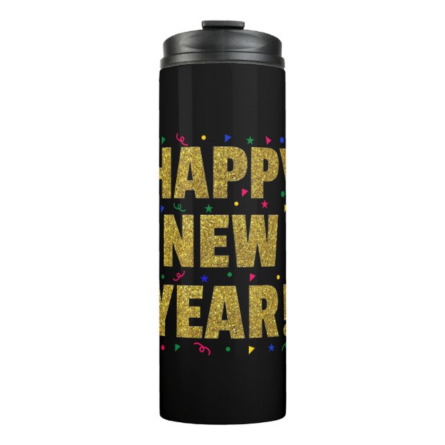 Garrafa Térmica Feliz ano novo (Frente)